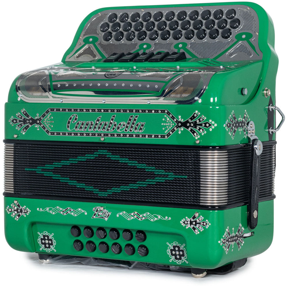 Cantabella Rey II EAD 5 Switches Dark Green with Black Designs