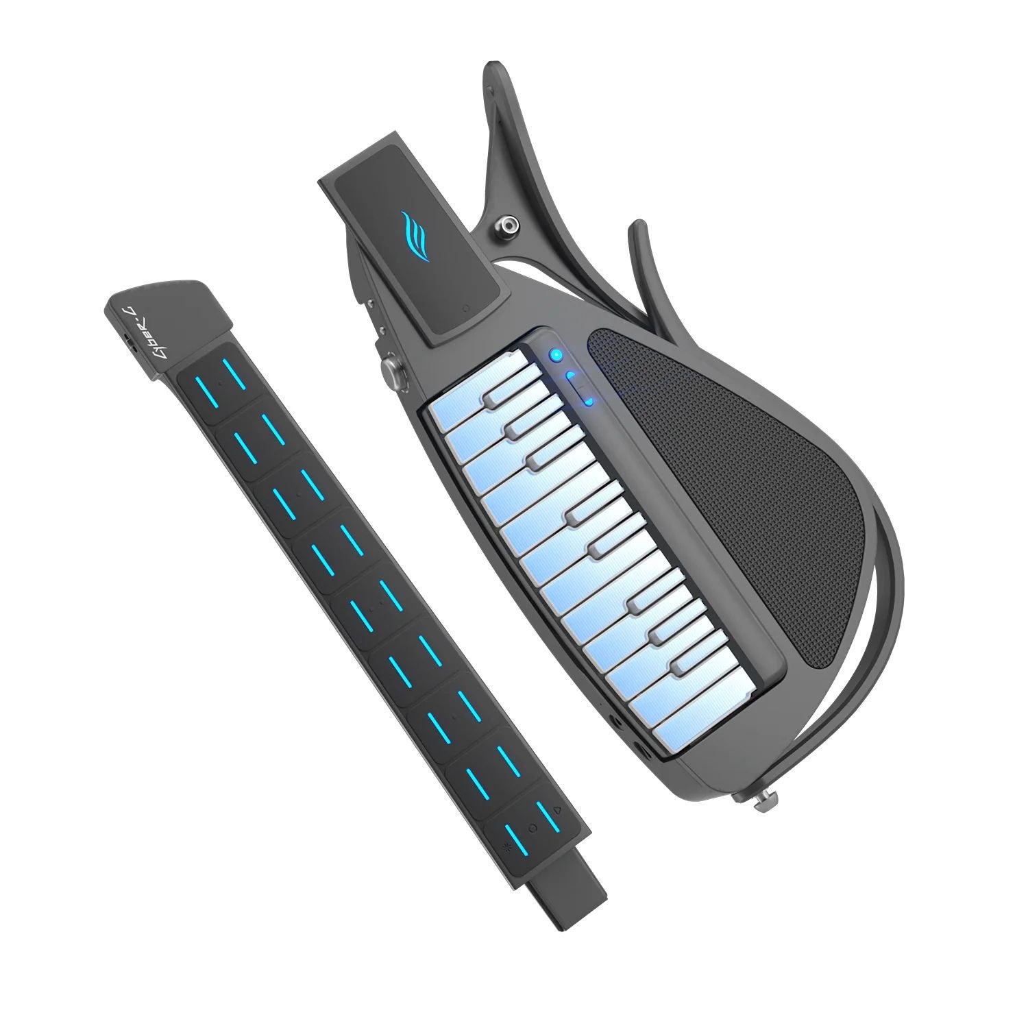 Enya Music Cyber-G Keyboard Guitar in Black