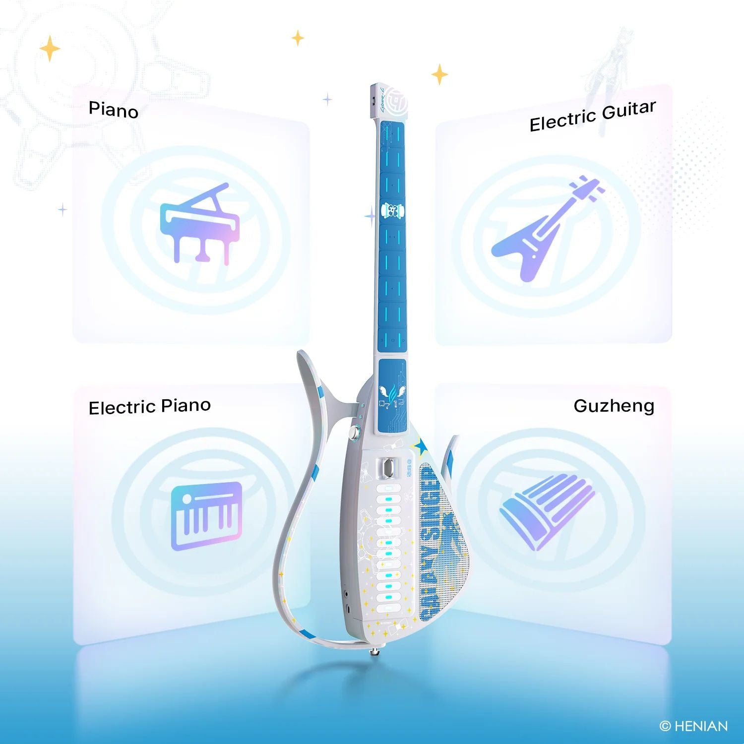 Enya Music Cyber-G Keyboard Guitar LuoTianyi Special Edition