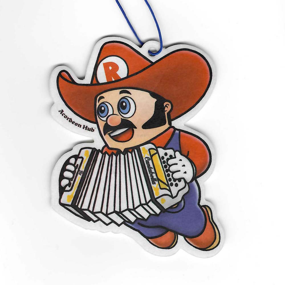 Cantabella "Rario" Accordion Air Freshener - Princess Peach-Air Fresheners-Cantabella- Hermes Music