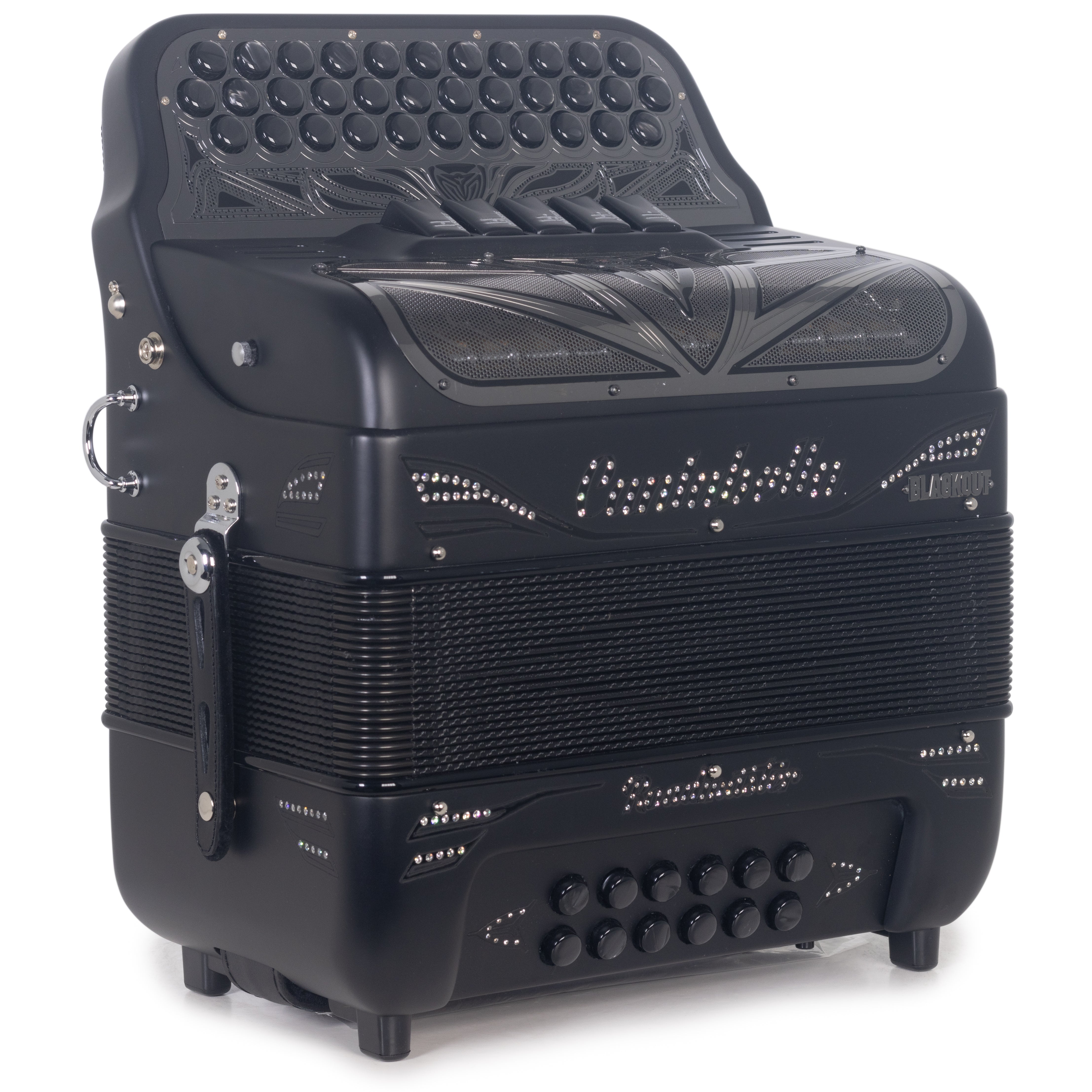 Cantabella Roadmaster Ultra Compact Accordion 5 Switch EAD Special Edition Blackout-Accordions & Concertinas-Cantabella- Hermes Music
