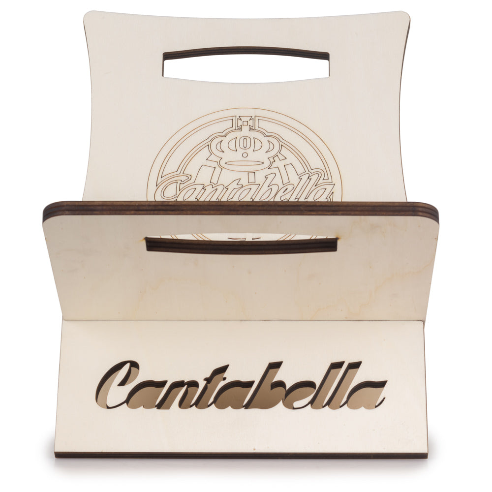 Cantabella Wooden Laser Engraved Accordion Display Stand-accessories-Cantabella- Hermes Music