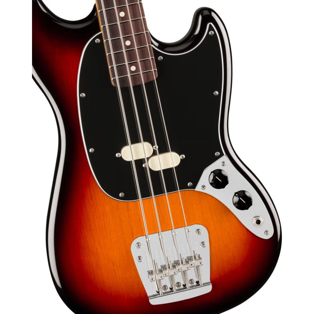 Fender American Professional Classic Mustang Bass in 3 Color Sunburst- Fender Hermes Music