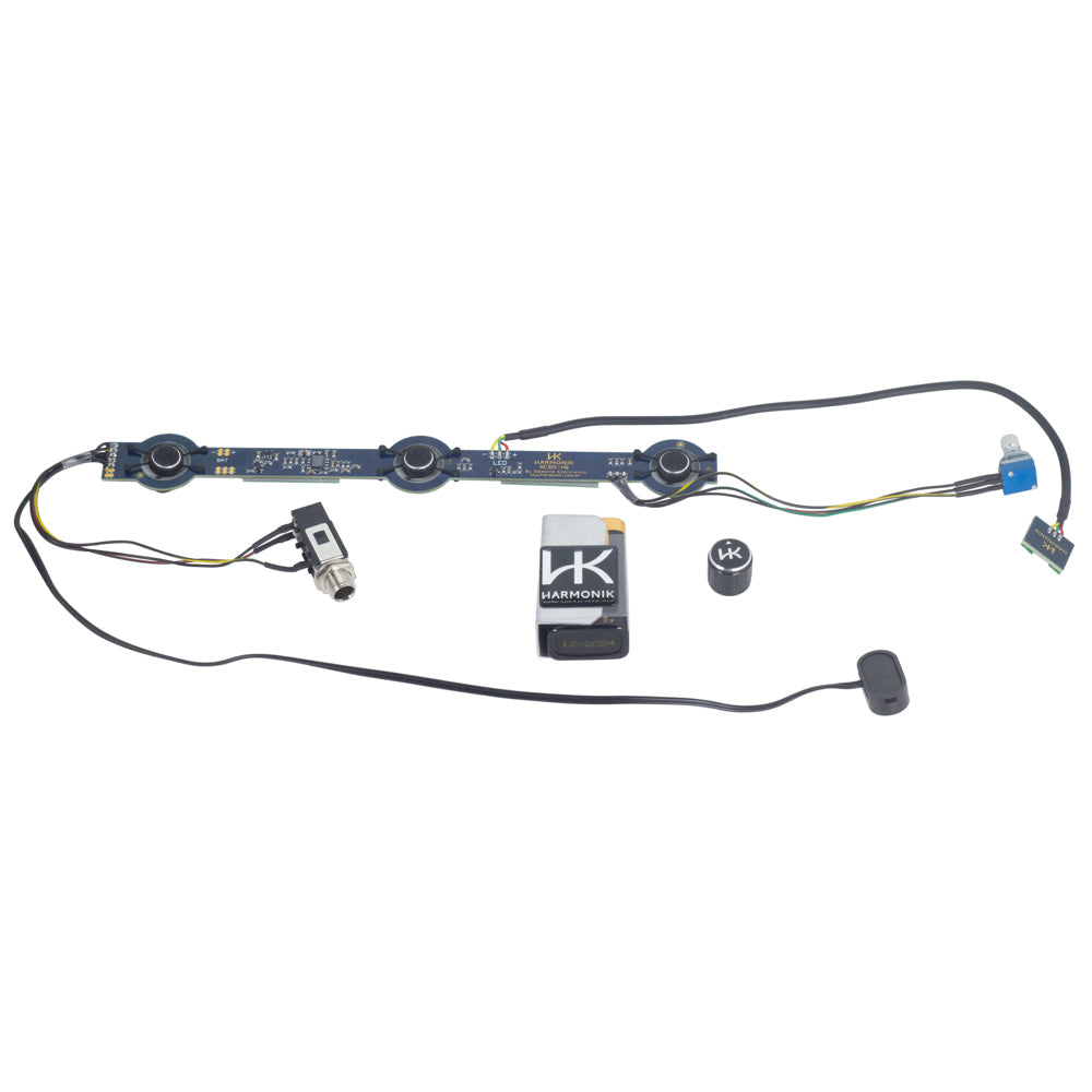 Combo Montanari CM II 3412 con Micrófono Harmonik Negro con Rojo-accordion-Hermes Music- Hermes Music