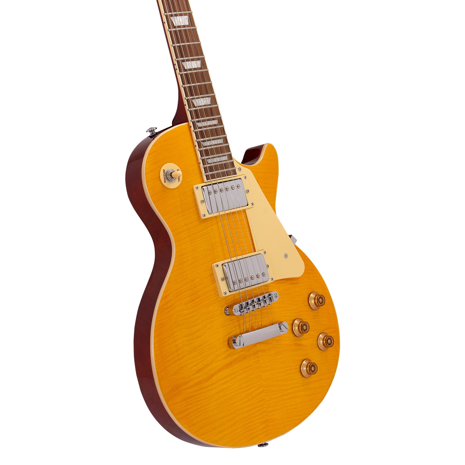 Babilon Cosmos Series Electric Guitar in Amber With Case-Electric Guitar-Babilon-Hermes Music