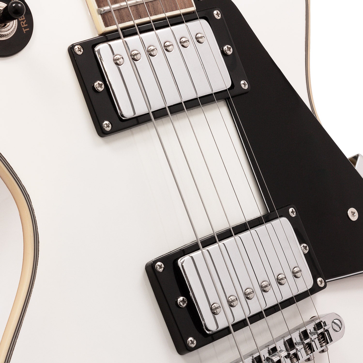 Babilon Unique Series Cosmos II Electric Guitar in White Includes Case-Electric Guitar-Babilon-Hermes Music