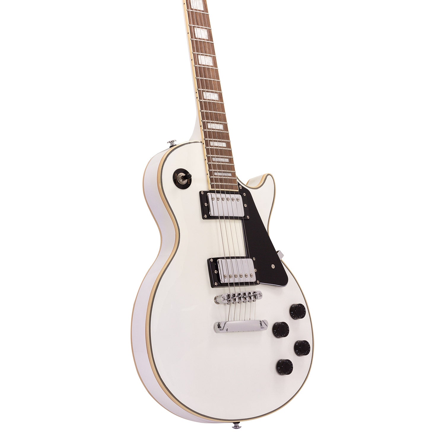 Babilon Unique Series Cosmos II Electric Guitar in White Includes Case-Electric Guitar-Babilon-Hermes Music