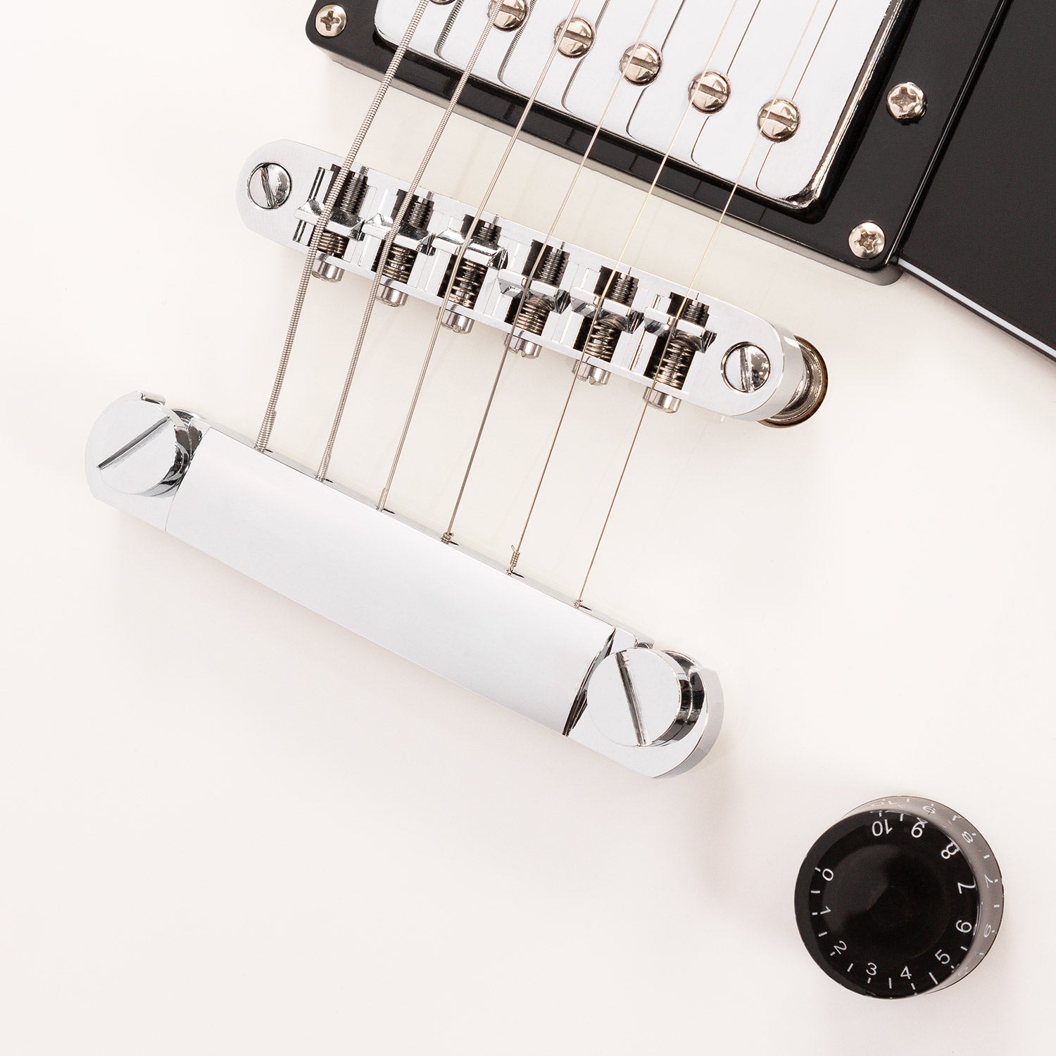 Babilon Unique Series Cosmos II Electric Guitar in White Includes Case-Electric Guitar-Babilon-Hermes Music