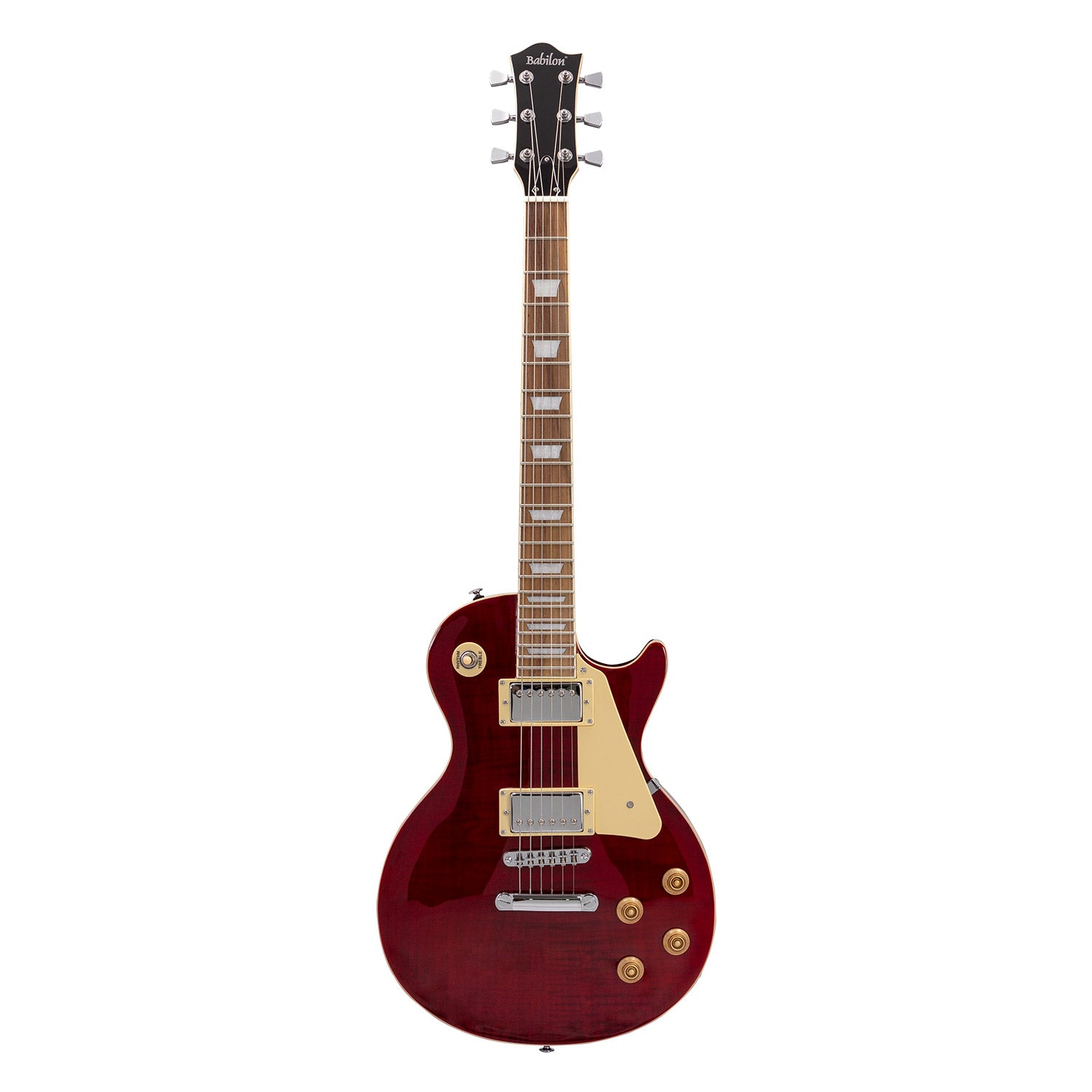Babilon Cosmos Series Electric Guitar Wine Red with Case-Electric Guitar-Babilon-Hermes Music
