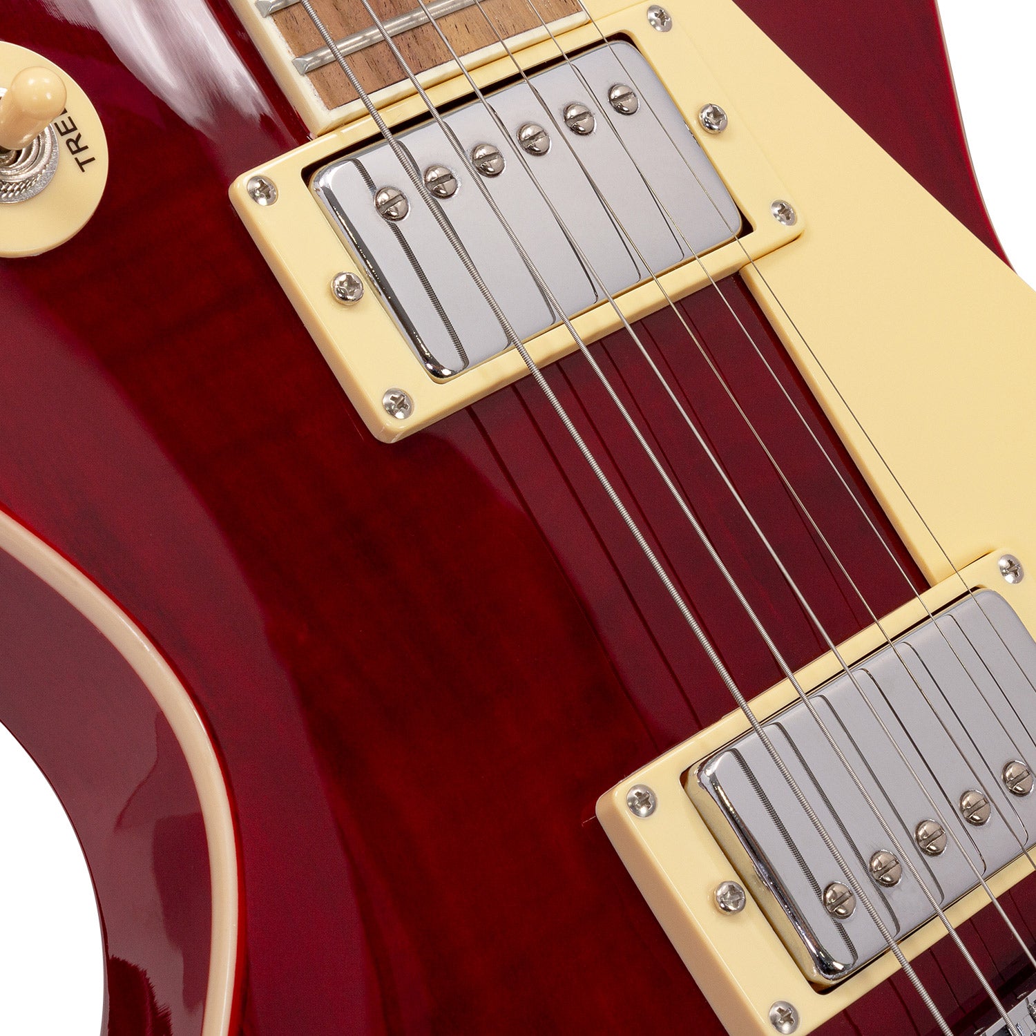 Babilon Cosmos Series Electric Guitar Wine Red with Case-Electric Guitar-Babilon-Hermes Music