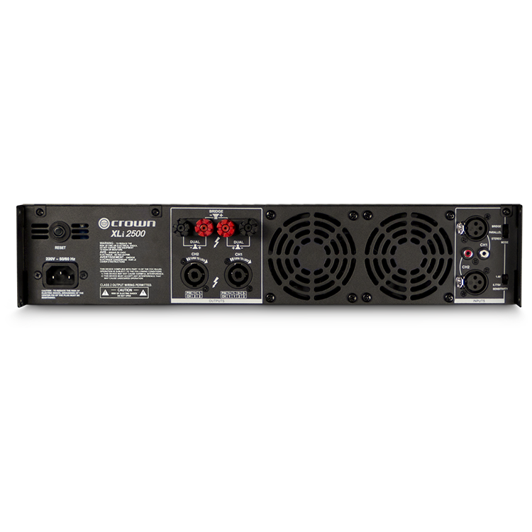 Crown XLI2500 2 Channel Power Amplifier-amplifier-Crown- Hermes Music