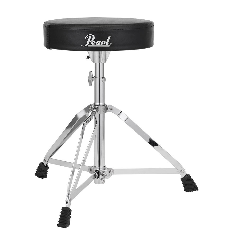 Pearl Drums D-50 Round Cushion Double Braced Throne-accessories-Pearl Drums-Hermes Music