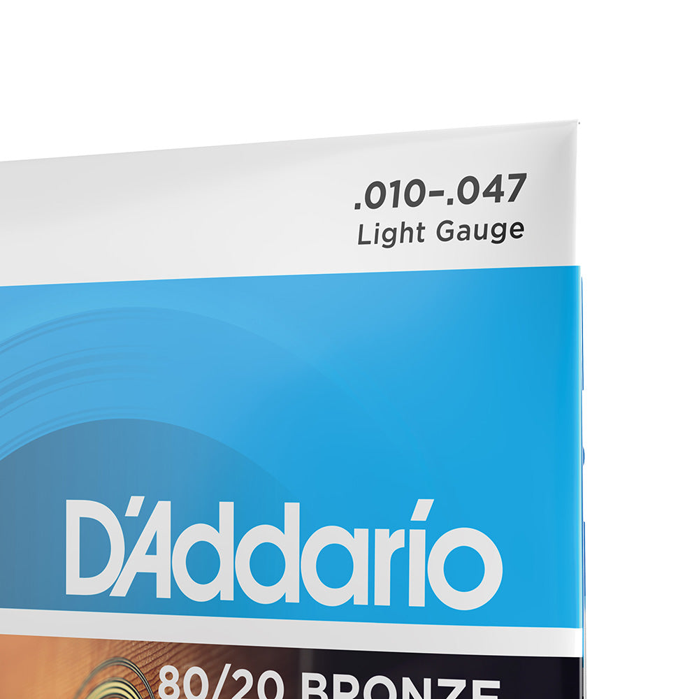 D'Addario EJ36 Light 80/20 Bronze 12-String Acoustic Guitar