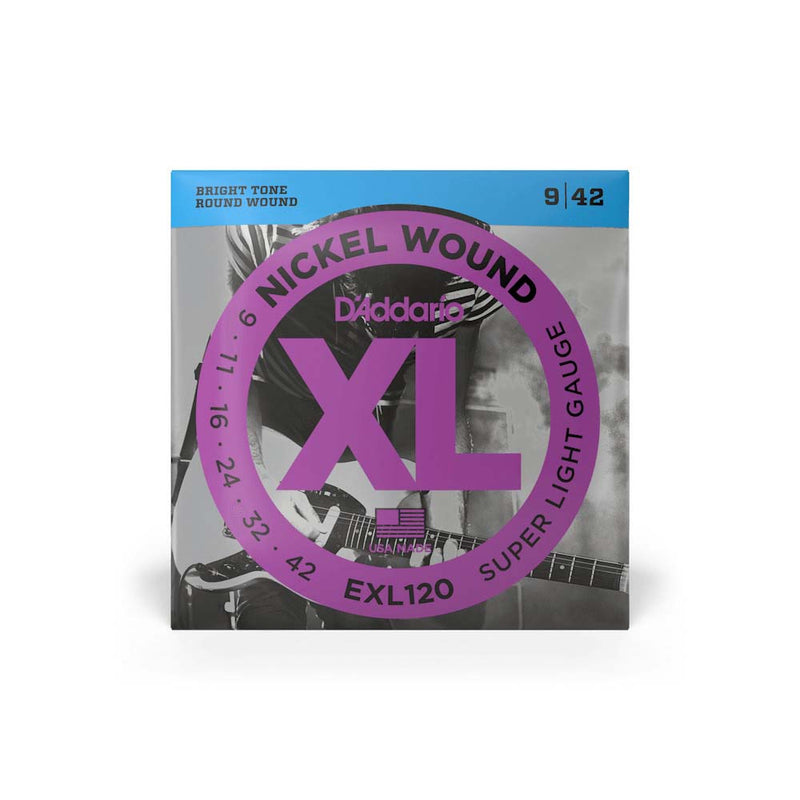 D'Addario EXL120 Nickel Wound Electric Guitar Strings-accessories-Daddario- Hermes Music
