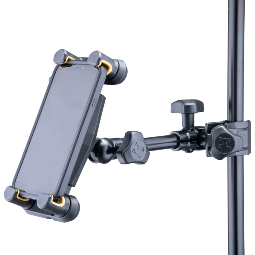 Hercules DG307B Adaptive 2 in 1 Smartphone and Tablet Holder-accessories-Hercules-Hermes Music