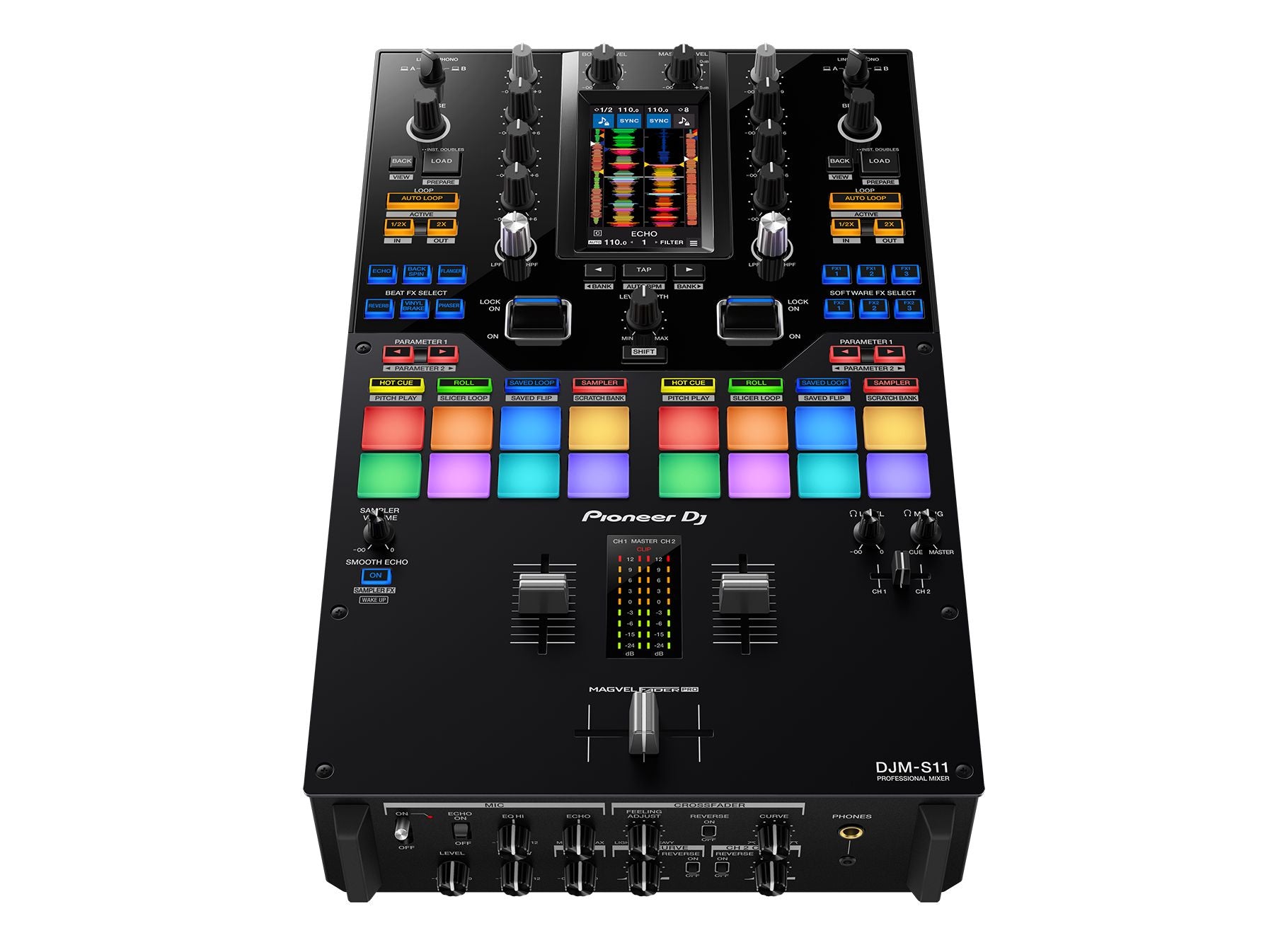 Pioneer DJM-S11 Special Edition Professional Scratch-Style 2-Channel DJ Mixer