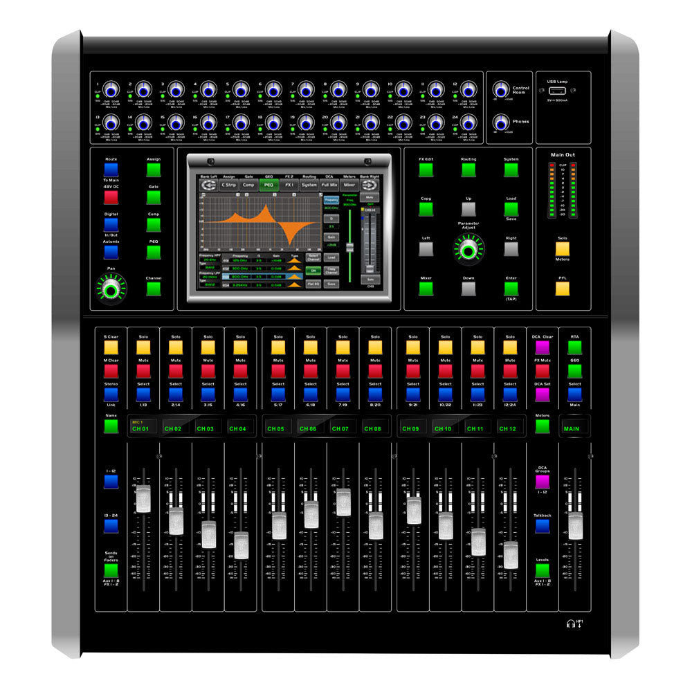 top gear v8 mixer Topp Pro DM24.8 Digital Mixer with LCD Touch Screen