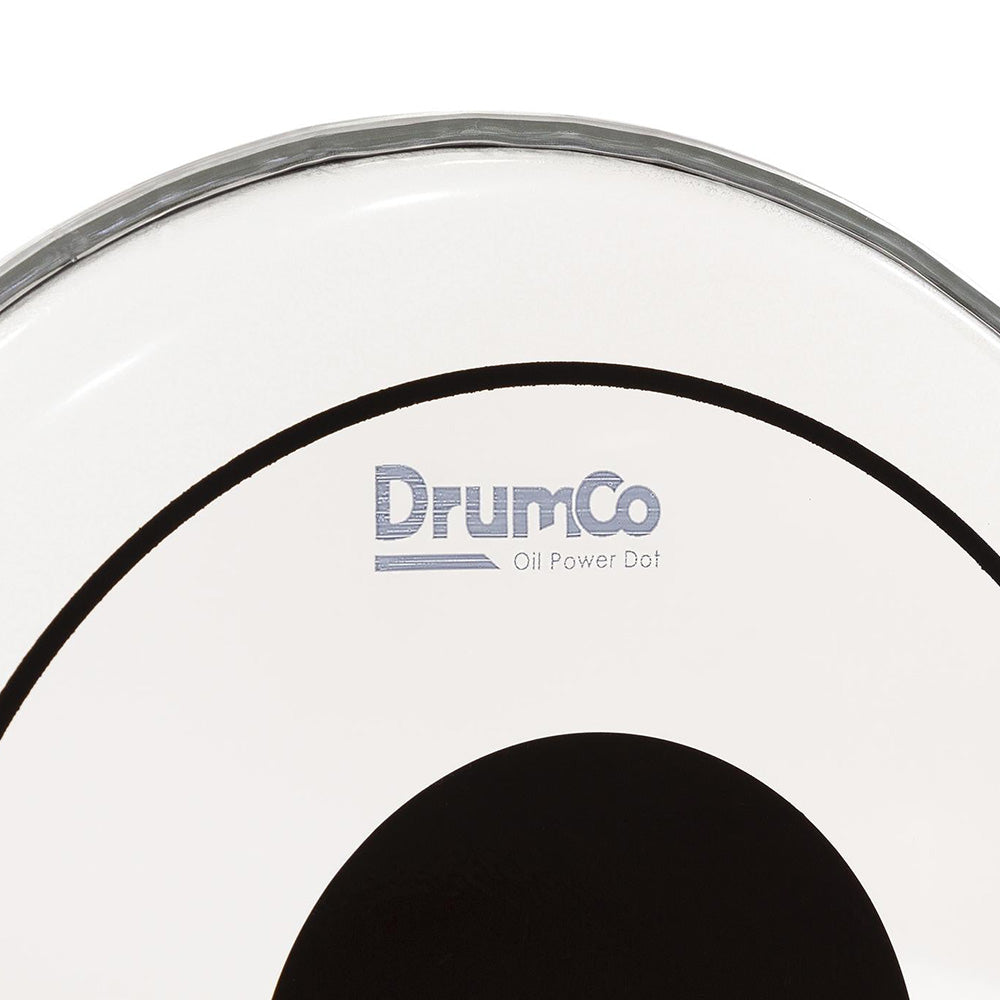 DrumCo DR-10DPOBPD 10" Double Ply Oil W-Black Power Dot on Top-accessories-Drumco-Hermes Music