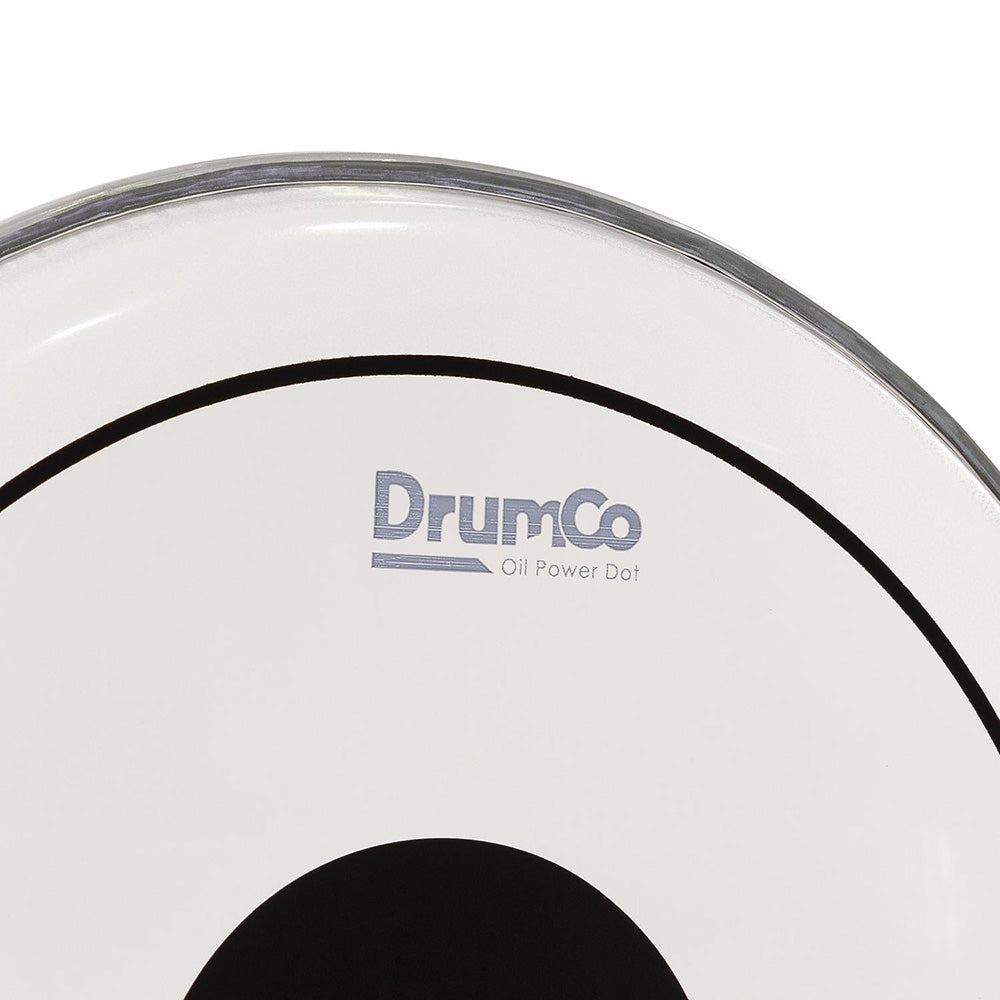 DrumCo DR-12DPOBPD 12" Double Ply Oil W-Black Power Dot on Top-accessories-Drumco-Hermes Music