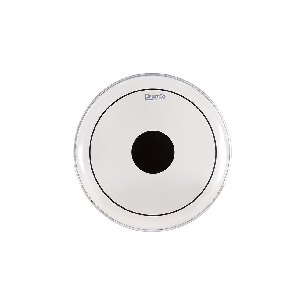 DrumCo DR-14DPOBPD 14" Double Ply Oil W-Black Power Dot on Top-accessories-Drumco-Hermes Music