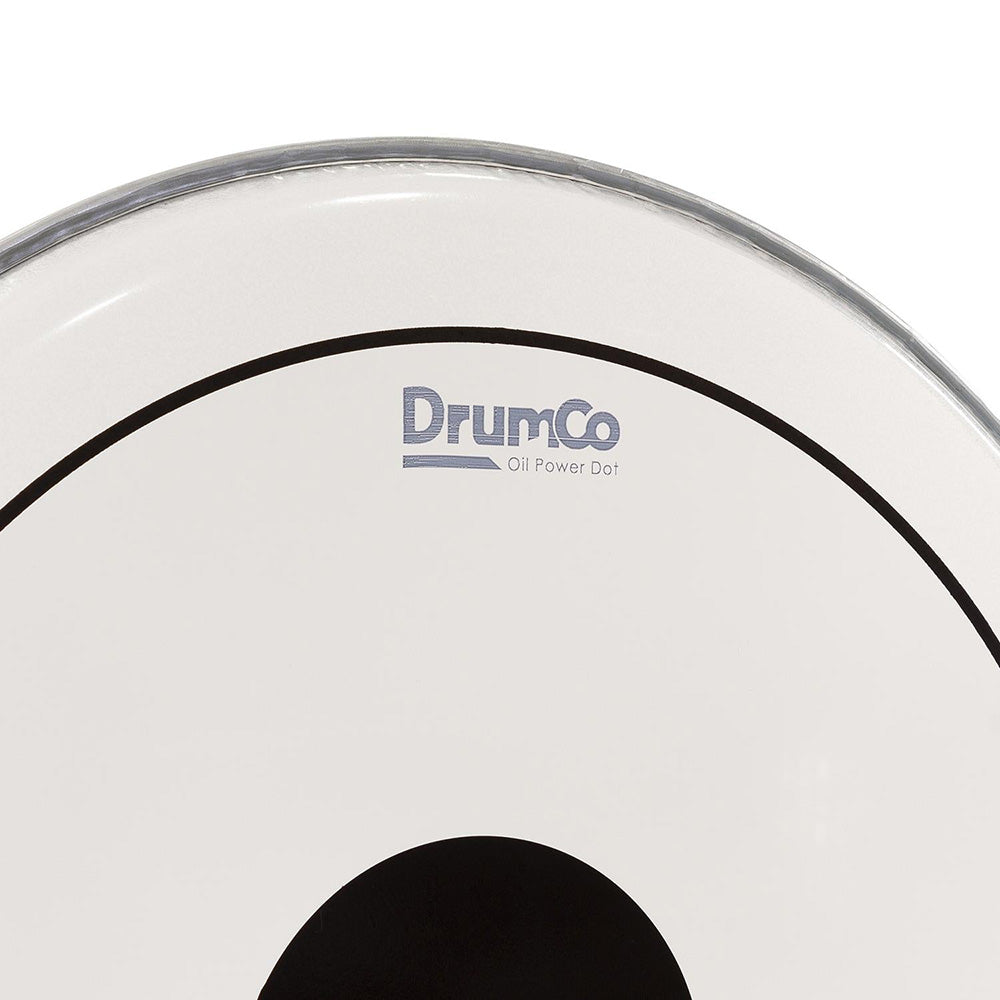 DrumCo DR-14DPOBPD 14" Double Ply Oil W-Black Power Dot on Top-accessories-Drumco-Hermes Music