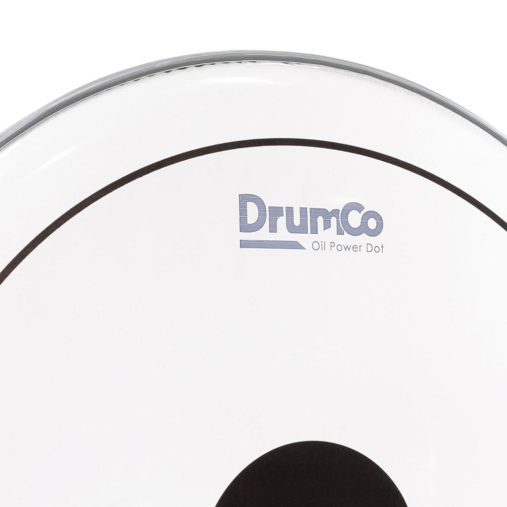 DrumCo DR-16DPOBPD 16" Double Ply Oil W-Black Power Dot on Top-accessories-Drumco-Hermes Music