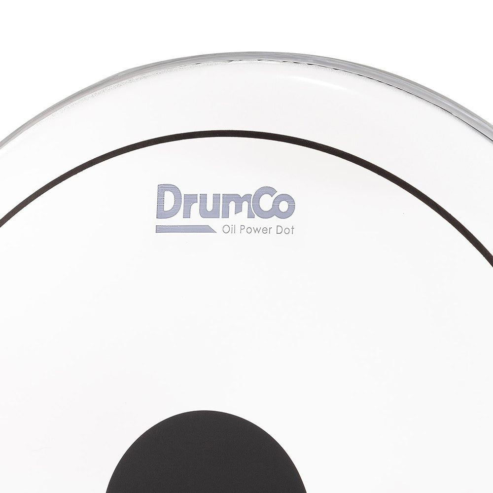 DrumCo DR-16DPOBPD 16" Double Ply Oil W-Black Power Dot on Top-accessories-Drumco-Hermes Music