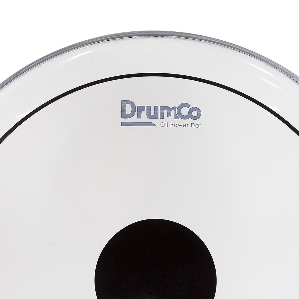 DrumCo DR-16DPOBPD 16" Double Ply Oil W-Black Power Dot on Top-accessories-Drumco-Hermes Music