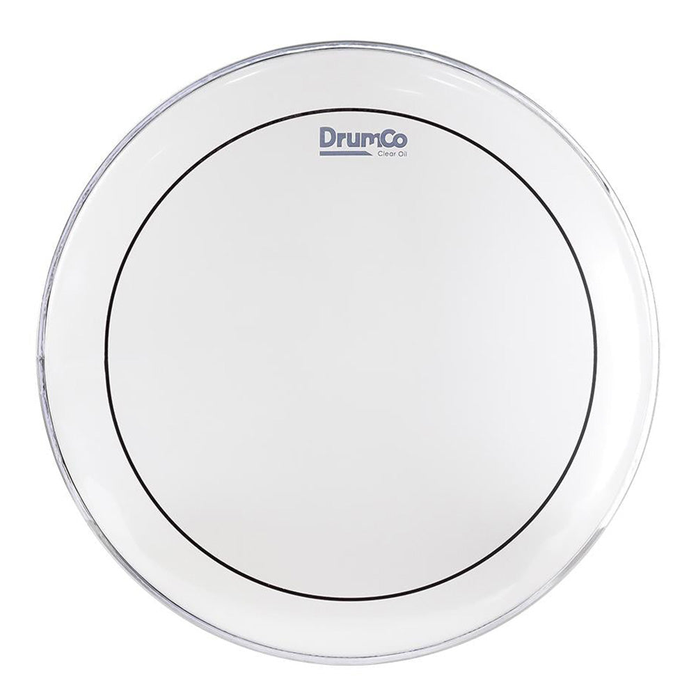 DrumCo DR-18CDPO 18" Clear Double Ply Oil Bass DrumHead-accessories-Drumco-Hermes Music