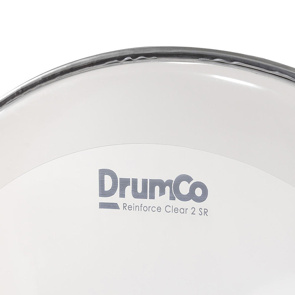 DrumCo DR-18RCSRW-2P 2Ply -18"Reinforce Clear 2-W Sound Ring White Ring Bass HeadDrum-accessories-Drumco-Hermes Music