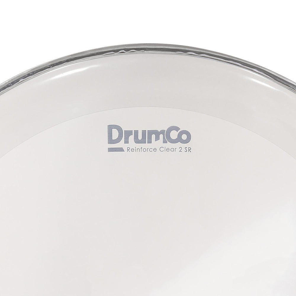 DrumCo DR-18RCSRW-2P 2Ply -18"Reinforce Clear 2-W Sound Ring White Ring Bass HeadDrum-accessories-Drumco-Hermes Music