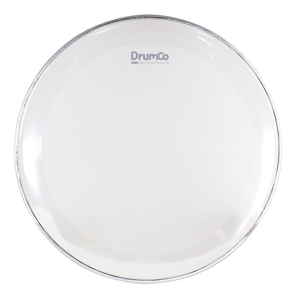 DrumCo DR-18RCSRW-2P 2Ply -18"Reinforce Clear 2-W Sound Ring White Ring Bass HeadDrum-accessories-Drumco-Hermes Music