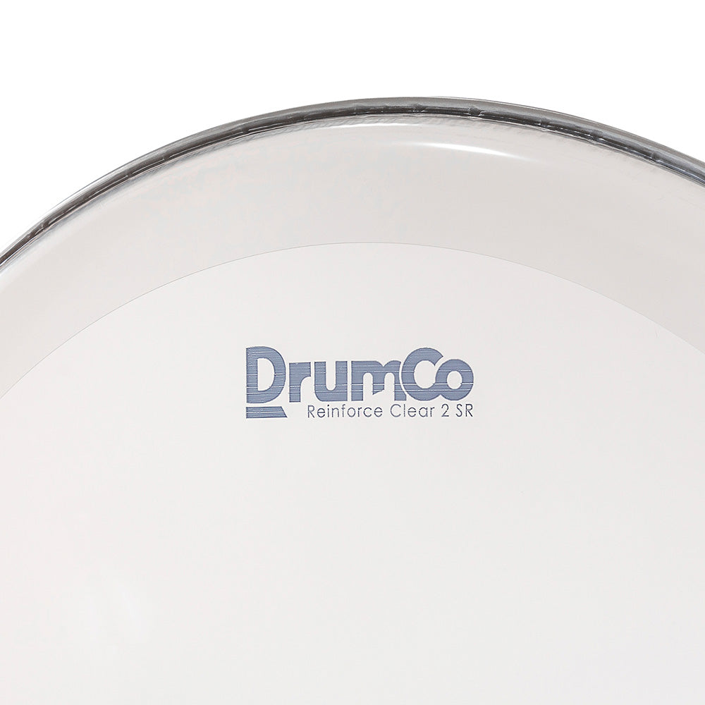 Drumco DR-20RCSRW-2P 20" 2Ply Reinforce Clear 2-W Sound White Ring-accessories-Drumco-Hermes Music