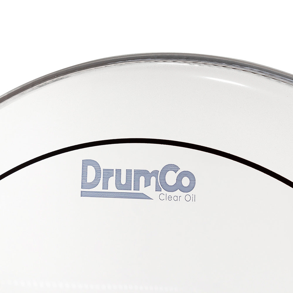 Drumco DR-22CDPO 22" Clear Double Ply Oil Heads-accessories-Drumco-Hermes Music