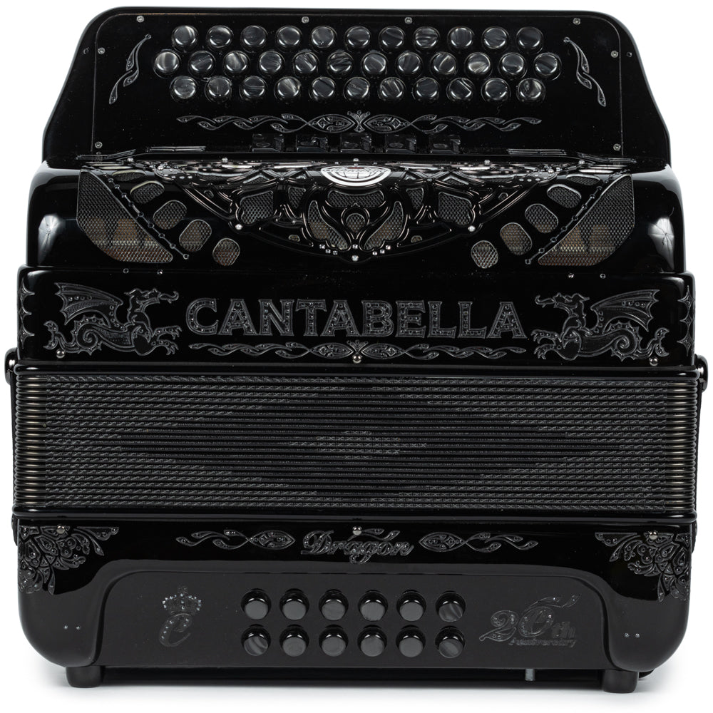 Cantabella Dragon Accordion 5 Switch EAD Black