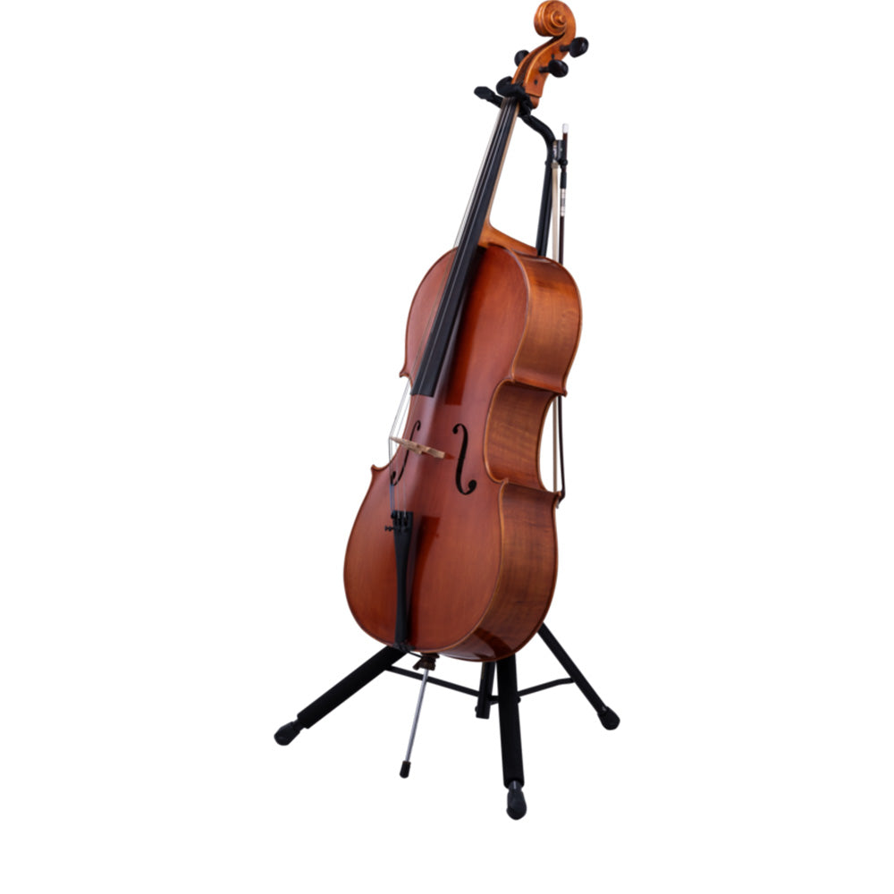 Hercules DS580B Auto Grip Cello Stand-stand-Hercules-Hermes Music