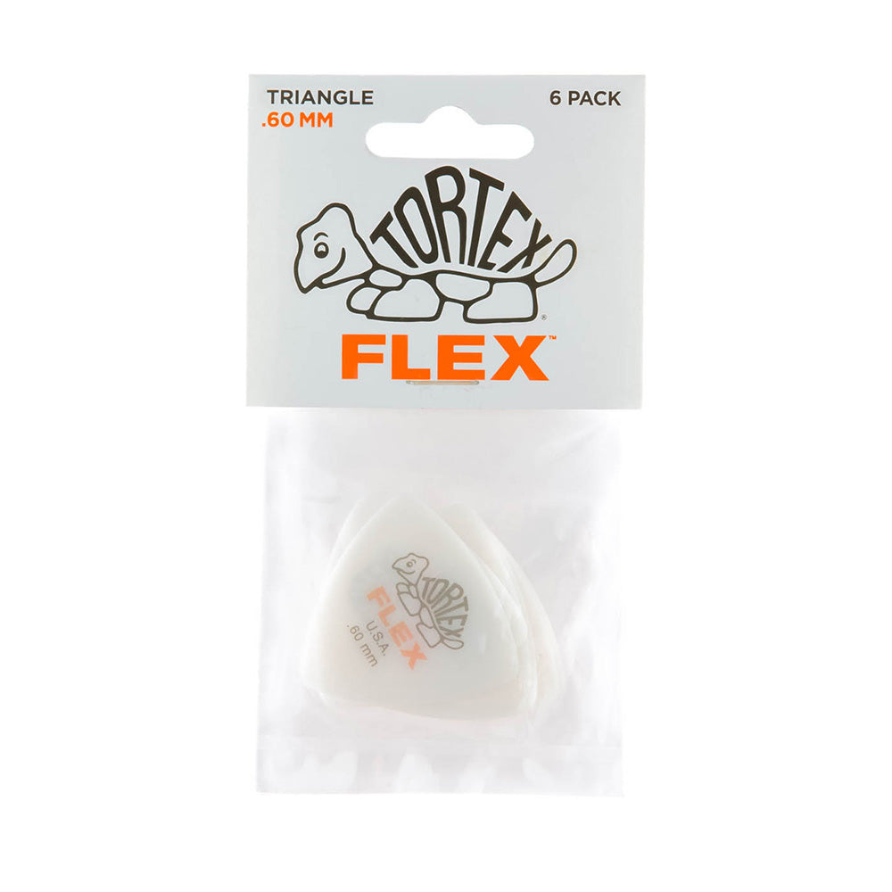 Dunlop 456P60 TORTEX® FLEX™ Triangle Pick .60MM