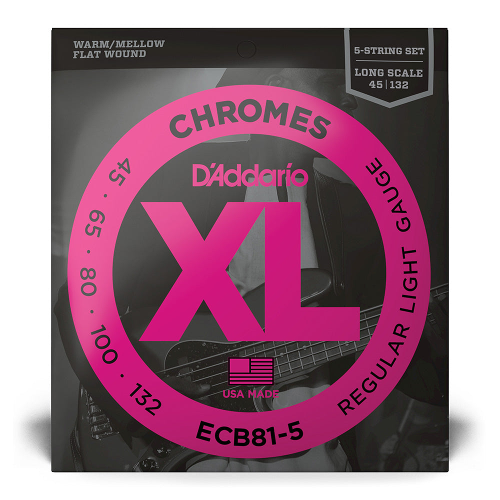 D'Addario ECB81-5 Regular Light Bass Guitar 5-String