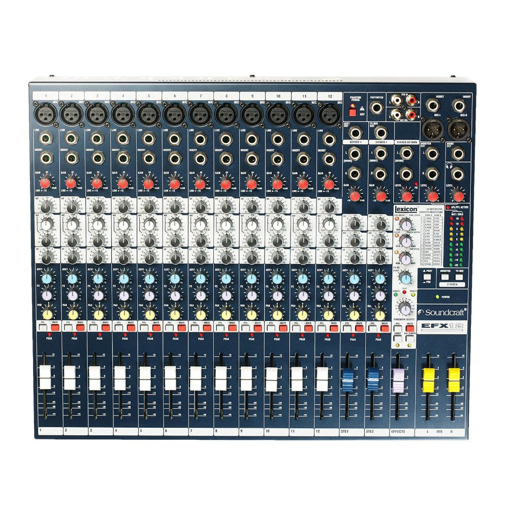 Soundcraft EFX 12-Channel Mixer with Built-In Lexicon Effects-Soundcraft-Hermes Music