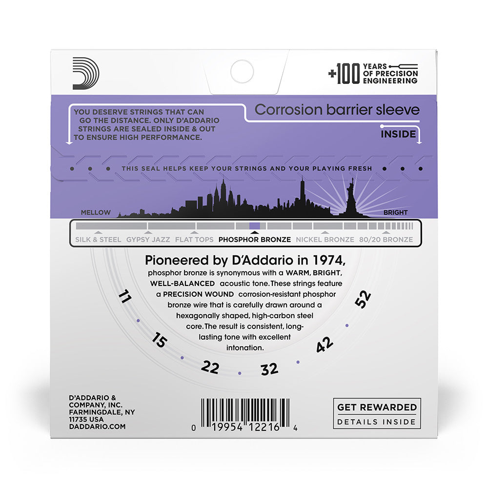 D'Addario EJ26 Light Phosphor Bronze Acoustic Guitar Strings