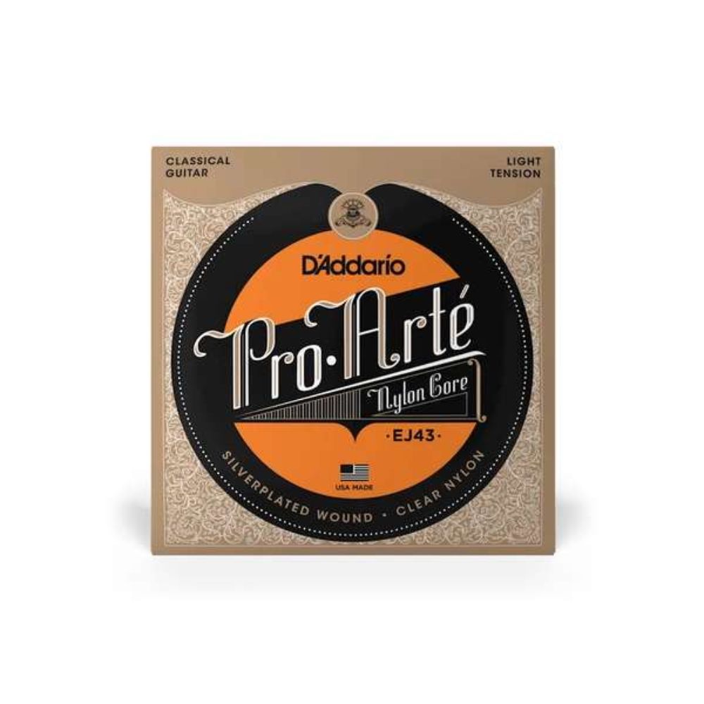 D'Addario EJ43 Light Tension Nylon Classical Guitar Strings-guitar strings-daddario-hermes music