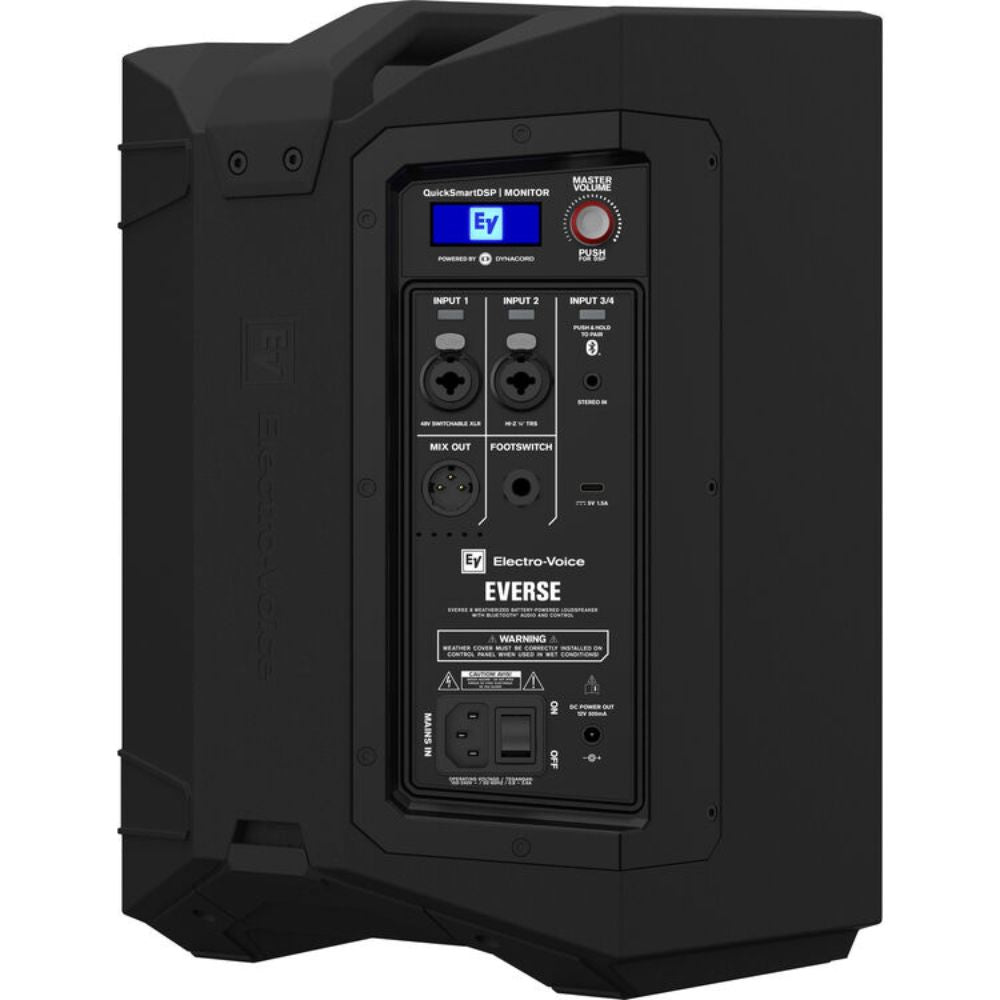 Electro-Voice EVERSE 8 Weatherized Battery-Powered Loudspeaker-speakers-Electro Voice-Hermes Music