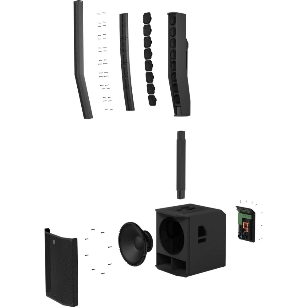Electro-Voice EVOLVE 90 Powered 18" Bluetooth-Enabled Subwoofer-speakers-Electro Voice-Hermes Music