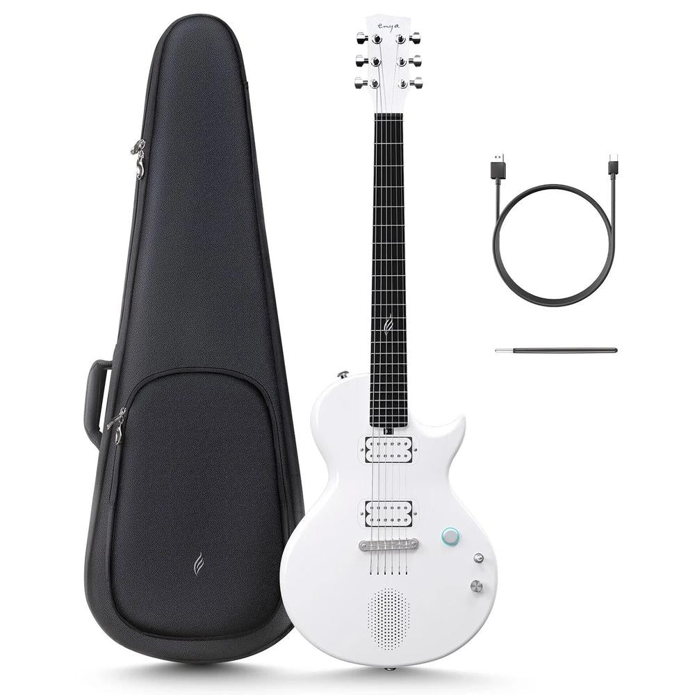 Enya Music Nova Go Sonic Smart Electric Guitar in White