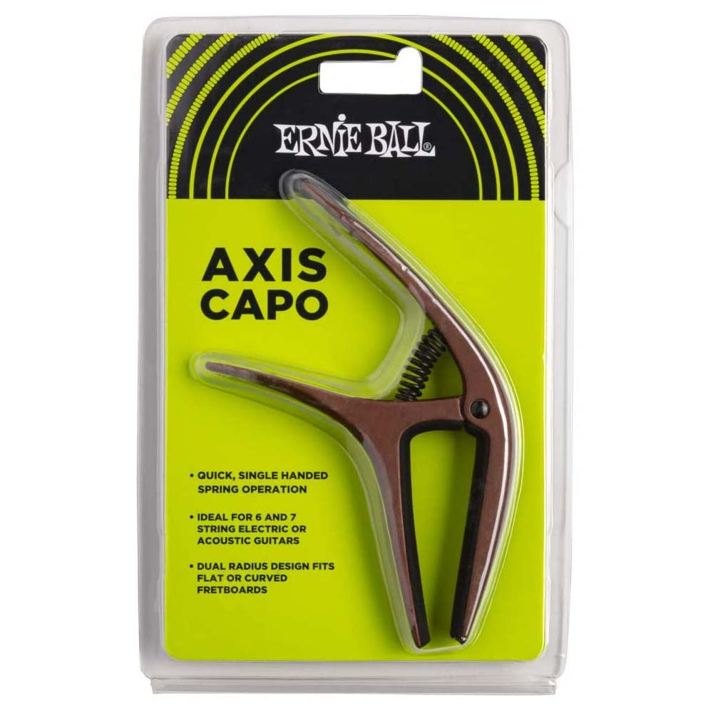 Ernie Ball Axis Dual Radius Capo Bronze-Capos-Ernie Ball- Hermes Music