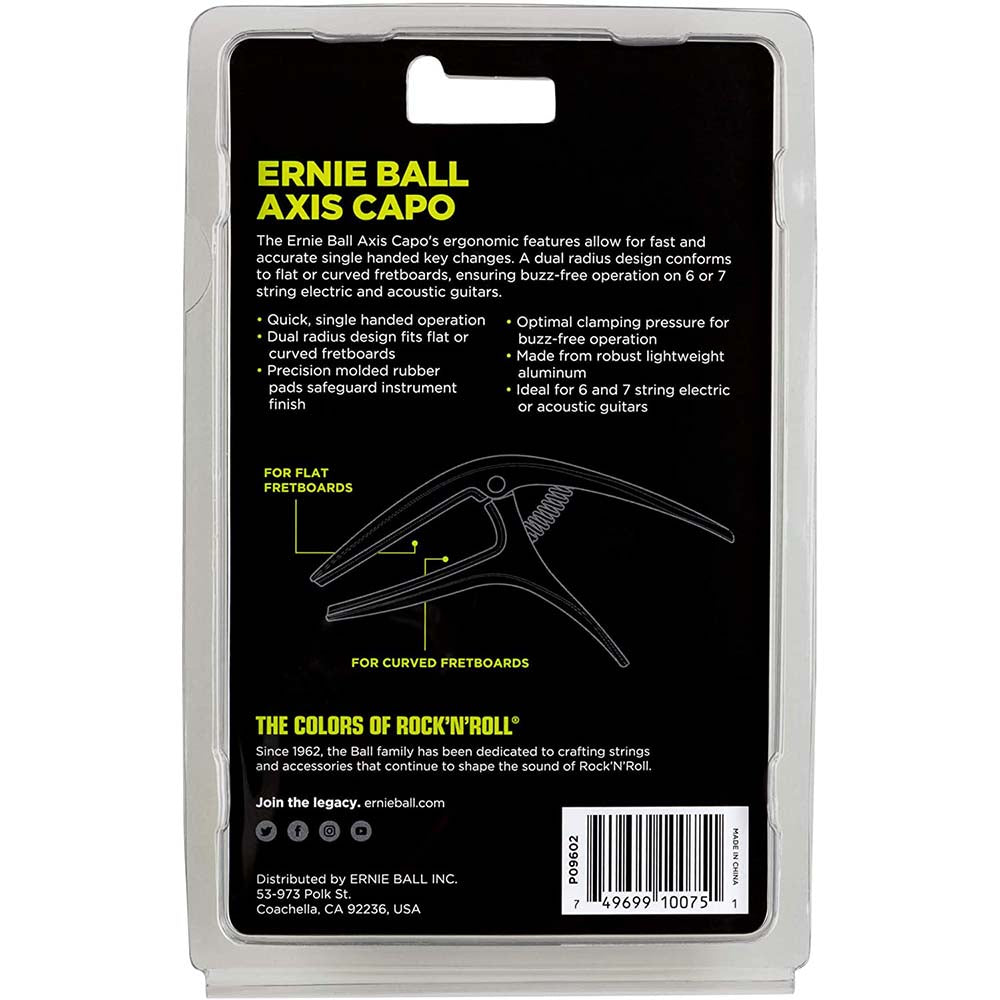 Ernie Ball Axis Dual Radius Capo Bronze-Capos-Ernie Ball- Hermes Music