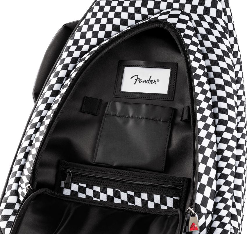 Fender FE620 Electric Guitar Gig Bag, Wavy Checkerboard
