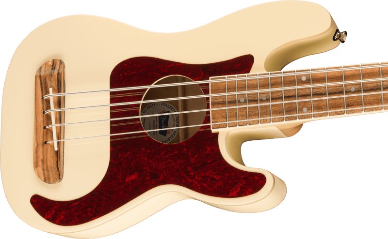 Fender Fullerton Precision Bass Uke in Olympic White