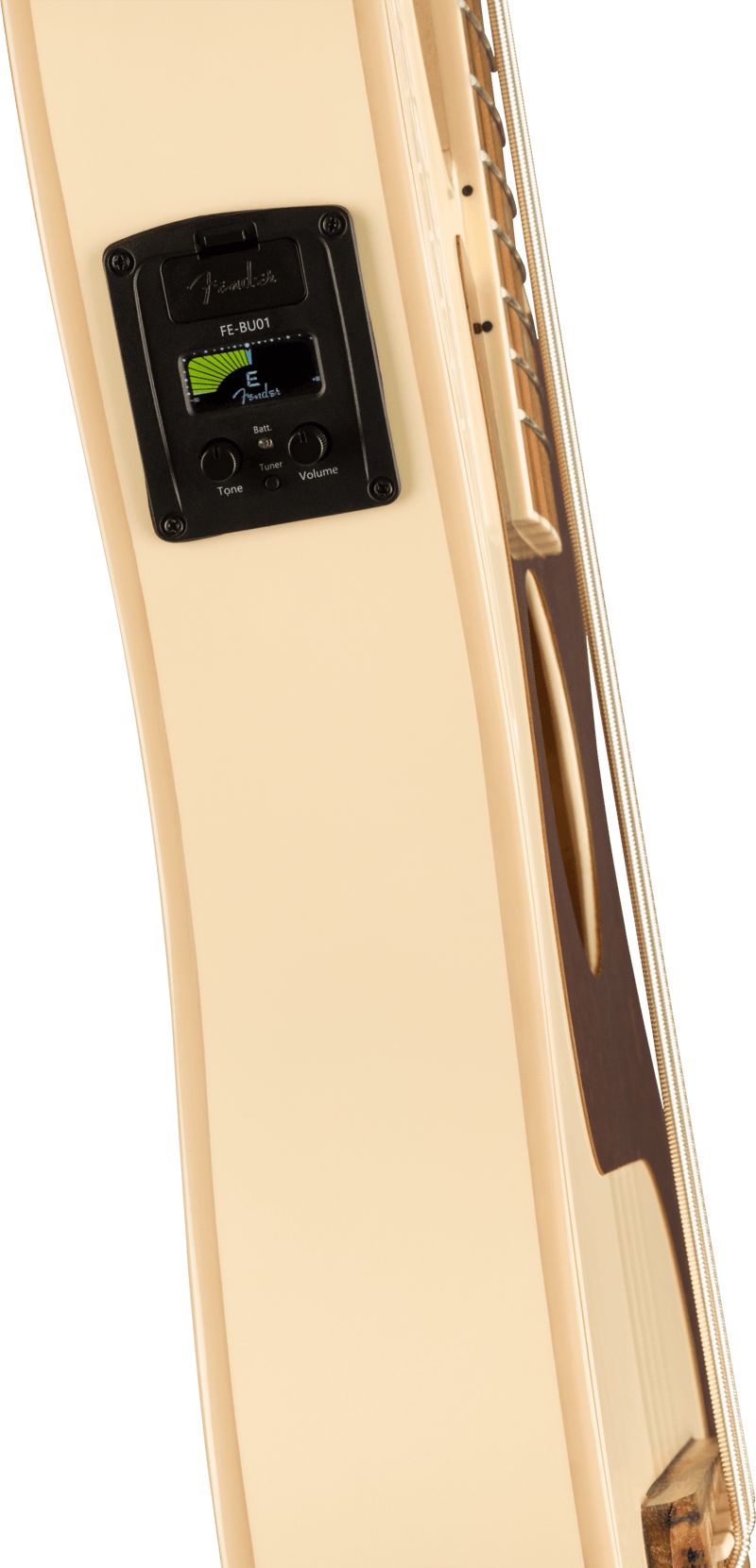 Fender Fullerton Precision Bass Uke in Olympic White