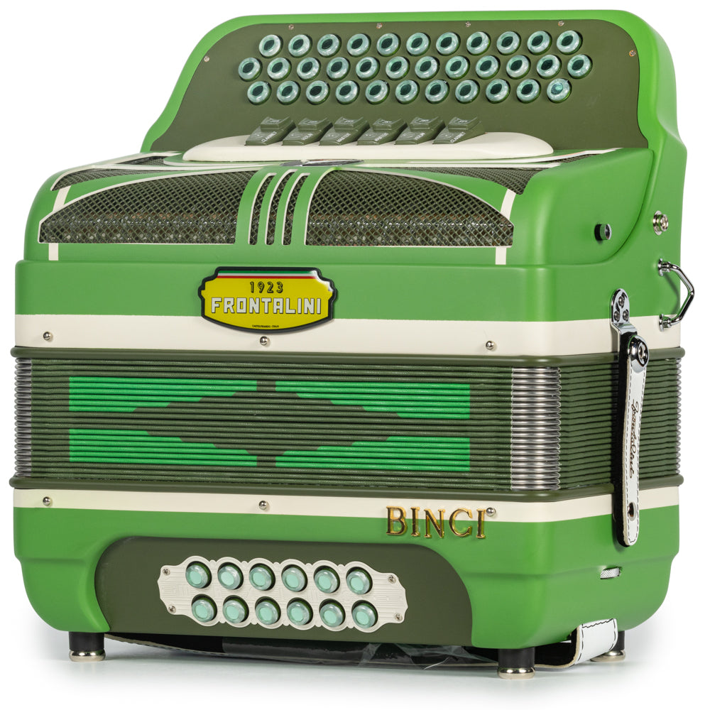 Frontalini Limited Edition Binci 6 Switch FBE-EAD Accordion in Matte Green